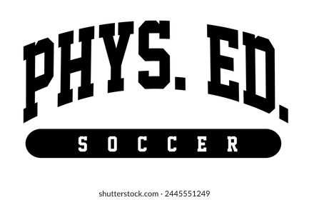 PE Physical Education Phys Ed Volleyball Soccer Sports Uniform Label Logo Template Sign Vector EPS PNG Transparent No Background Clip Art Vector EPS PNG