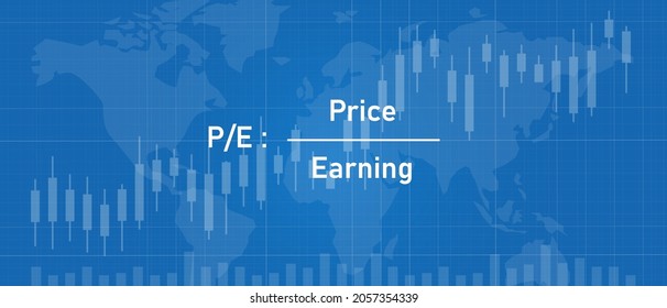 PE Price To Earning Ratio Number Value In Stock Market Company