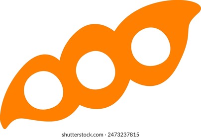 Pea Beans Icon Vector Illustration