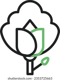 Pea Icon image. Suitable for mobile application.