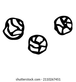Pfeffer, Vektorgrafik, handgezeichnete Skizze