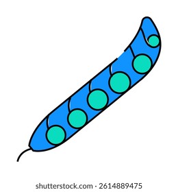 pea plant healthy line icon vector. pea plant healthy sign. isolated symbol illustration
