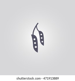 pea sign. icon design