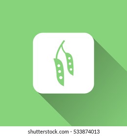 pea sign. icon design