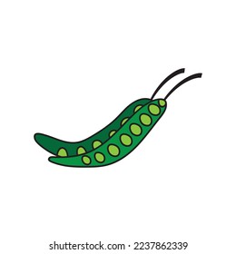 pea vegetable icon vector vector illustration design