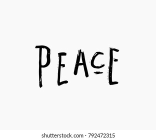 Peace Calligraphy Images, Stock Photos & Vectors | Shutterstock