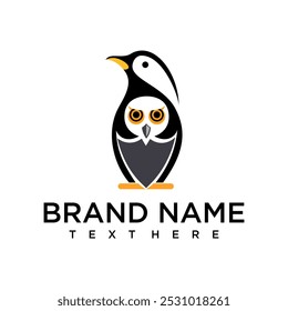 peace between two realms penguins and owls as a symbol of friendship	