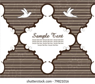 peace birds background with copy space