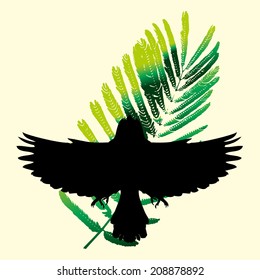 peace and birds vector art