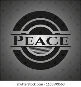 Peace black emblem
