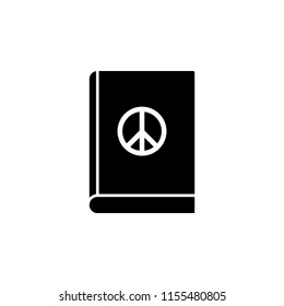 peace book icon. Element of human rights icon. Premium quality graphic design icon. Signs and symbols collection icon for websites, web design, mobile app
