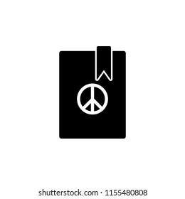 peace book icon. Element of human rights icon. Premium quality graphic design icon. Signs and symbols collection icon for websites, web design, mobile app