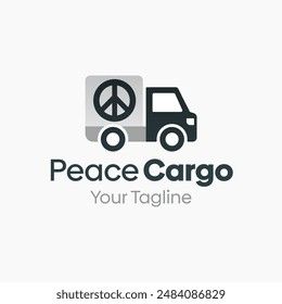 Peace Cargo Logo Vector Template Design. Good for Business, Startup, Agency, and Organization