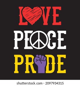 Peace Day Graphic  T-shirt Design 