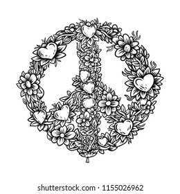 peace day icon vector illustration