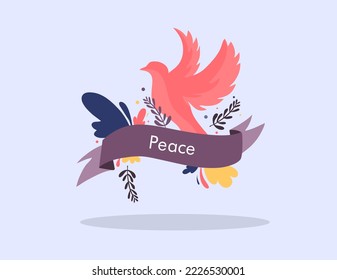 peace day illustration vector design for day of peace event vector