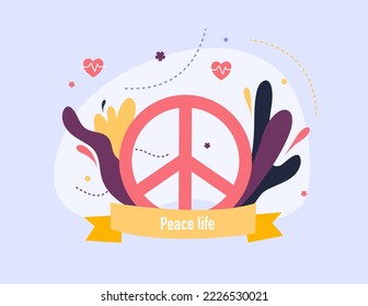 peace day illustration vector design for day of peace event vector