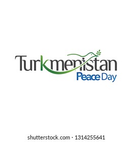 Peace Day Logo Turkmenistan