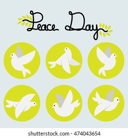 Peace Day, White Pigeon