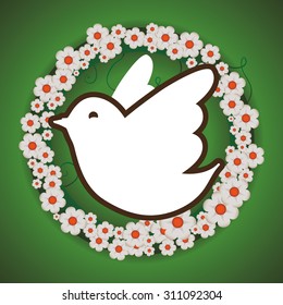 Peace digital design, vector illustration 10 eps graphic