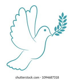 Peace Dove Blue