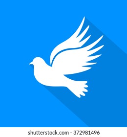 Peace dove flat illustration