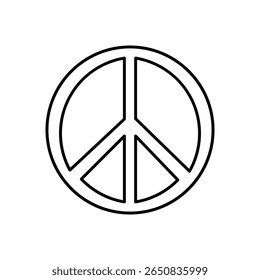 Peace Dove Harmony Line Icon