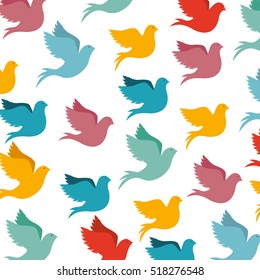 peace dove icon image 
