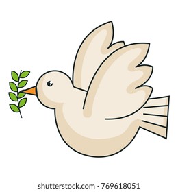 peace dove with olive branch