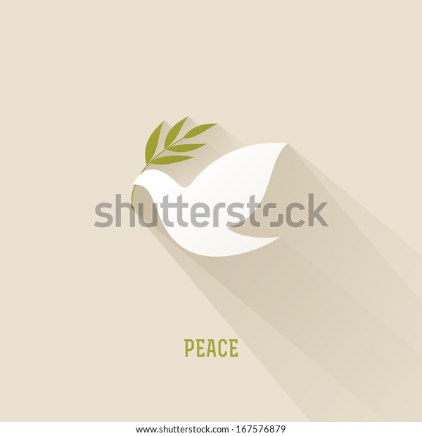 Peace dove with olive\
branch