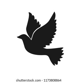 peace dove symbol vector 