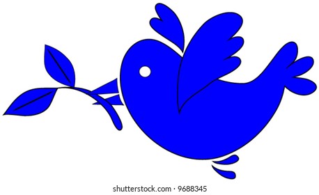 Peace Dove Vector.