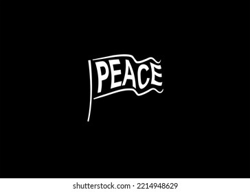 Peace flag Logo, freedom, democracy, independence, free