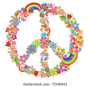 Peace Flower Images, Stock Photos & Vectors | Shutterstock