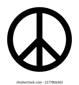 Peace Freedom Symbol Best Vector Illustration Stock Vector (Royalty ...