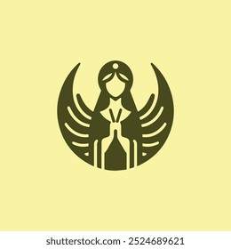 Peace goddess logo for sale