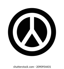 peace graphic element Illustration template design on white backround