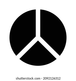 peace graphic element Illustration template design on white backround