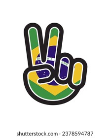 Dedos de la mano de la paz Brasil Japón Wakaba Shoshinsha Mark El conductor de la hoja Icono del motociclista Sticker Decal Signo Etiqueta del distintivo EPS Vector de la marca EPS Transparente No Antecedentes Imágenes prediseñadas 