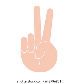 peace hand gesture symbol image
