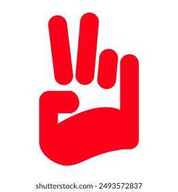 peace hand logoes for many use