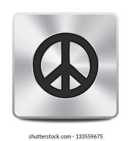 Peace icon / button, graphic design element