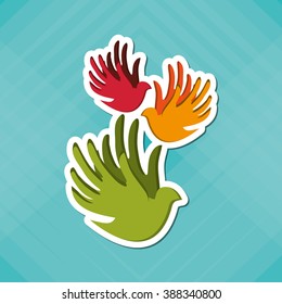 peace icon design 