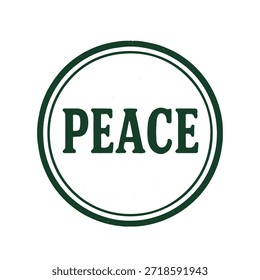 peace icon logo seal vector on white background
Vector stamp icon