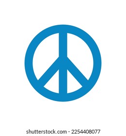 peace icon logo vector illustration	