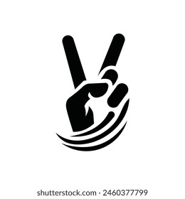 peace icon logo. white background