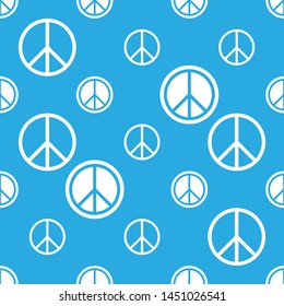 Peace Icon Seamless Pattern Vector Art Stock Vector (Royalty Free ...