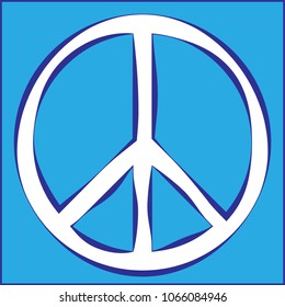Peace Icon Set Vector Illustration