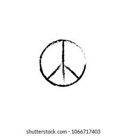 Peace icon sign