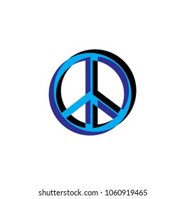 Peace icon  sign template